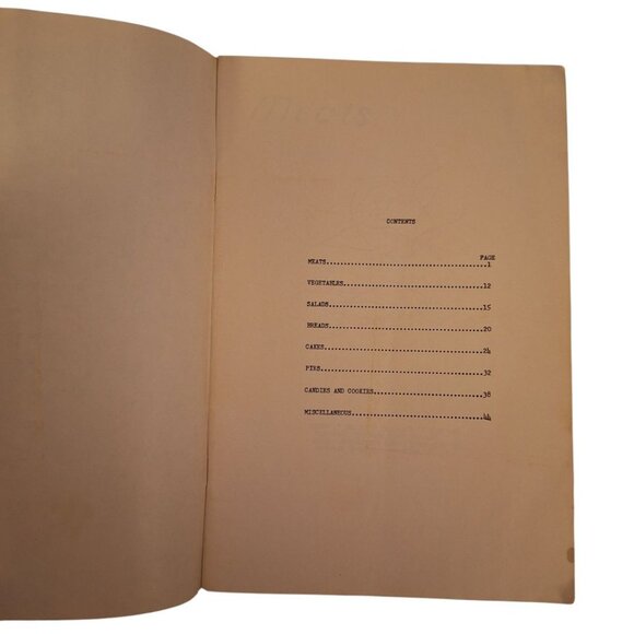 1962 Crievewood Methodist Church Nashville Cook Book Blue Couldron Pot Womens - Picture 3 of 8